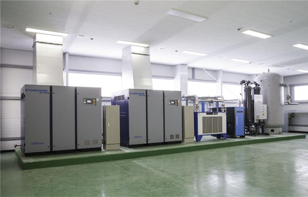Lắp đặt hoàn thiện hệ thống máy nén khí Kyungwon